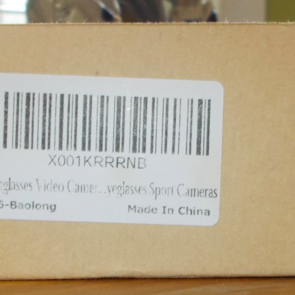 Sunglasses Video Camera Micro USB Port SD Card Slot CD USB Cable NIB - Picture 3 of 5